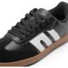 imageDREAM PAIRS Womens Tennis Sneakers Walking Nia Flat LowTop Casual LaceUp Comfortable Fashion Sneakers ShoesBlack Multi