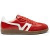 imageDREAM PAIRS Womens Tennis Sneakers Walking Nia Flat LowTop Casual LaceUp Comfortable Fashion Sneakers ShoesRedWhite
