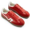 imageDREAM PAIRS Womens Tennis Sneakers Walking Nia Flat LowTop Casual LaceUp Comfortable Fashion Sneakers ShoesRedWhite