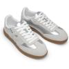 imageDREAM PAIRS Womens Tennis Sneakers Walking Nia Flat LowTop Casual LaceUp Comfortable Fashion Sneakers ShoesSilver