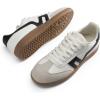 imageDREAM PAIRS Womens Tennis Sneakers Walking Nia Flat LowTop Casual LaceUp Comfortable Fashion Sneakers ShoesWhiteGreyBlack