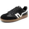 imageDREAM PAIRS Womens Tennis Sneakers Walking Nia Flat LowTop Casual LaceUp Comfortable Fashion Sneakers ShoesBlackWhite