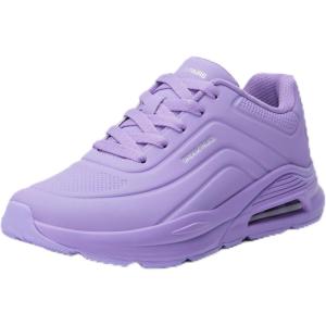 imageDREAM PAIRS Women Platform Wedge Walking Reese Chunky Shoes High Heel Air Cushion Casual Fashion SneakerPurple