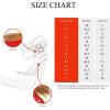 imageDREAM PAIRS Office02 Womens Classy Mary Jane Double Ankle Strap Almond Toe High Heel PumpsWhitePu