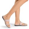 imageDREAM PAIRS Womens Arch Support Slides Flat Sandals Soft Cushion Slippers With Adjustable StrapsNude