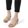 imageDREAM PAIRS Womens Elastic Ankle Strap Open Toe Platform Wedge Sandals Comfortable Summer ShoesNude3