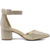 imageDREAM PAIRS Womens Low Heel Pump ShoesGoldGlitter