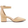imageDREAM PAIRS Womens Low Heel Pump ShoesNudeNubuck