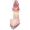 imageDREAM PAIRS Womens Low Heel Pump ShoesPinkSuede