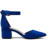 imageDREAM PAIRS Womens Low Heel Pump ShoesRoyalBlue