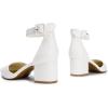 imageDREAM PAIRS Womens Low Heel Pump ShoesWhitePu