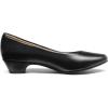imageDREAM PAIRS Womens Mila Low Chunky Heel Pump ShoesBlackPu