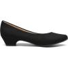 imageDREAM PAIRS Womens Mila Low Chunky Heel Pump ShoesBlackSuede