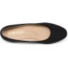 imageDREAM PAIRS Womens Mila Low Chunky Heel Pump ShoesBlackSuede