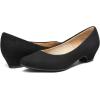 imageDREAM PAIRS Womens Mila Low Chunky Heel Pump ShoesBlackSuede