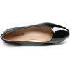 imageDREAM PAIRS Womens Mila Low Chunky Heel Pump ShoesBlackpat