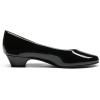 imageDREAM PAIRS Womens Mila Low Chunky Heel Pump ShoesBlackpat