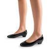 imageDREAM PAIRS Womens Mila Low Chunky Heel Pump ShoesBlackpat