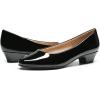 imageDREAM PAIRS Womens Mila Low Chunky Heel Pump ShoesBlackpat