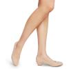 imageDREAM PAIRS Womens Mila Low Chunky Heel Pump ShoesNudeSuede