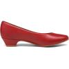 imageDREAM PAIRS Womens Mila Low Chunky Heel Pump ShoesRedPu