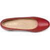 imageDREAM PAIRS Womens Mila Low Chunky Heel Pump ShoesRedPu