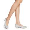 imageDREAM PAIRS Womens Mila Low Chunky Heel Pump ShoesSilverGlitter