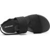 imageDREAM PAIRS Womens Walking Sandals Lightweight Soft Footbed Low Wedge Comfort Indoor Outdoor Flat SandalsAll Black