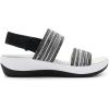 imageDREAM PAIRS Womens Walking Sandals Lightweight Soft Footbed Low Wedge Comfort Indoor Outdoor Flat SandalsBlack