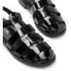 imageDREAM PAIRS Womens Fisherman Gladiator Braided Flat Sandal Cute Woven Strappy Closed Toe Shoes for SummerBlackpat