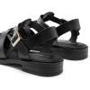 imageDREAM PAIRS Womens Fisherman Gladiator Braided Flat Sandal Cute Woven Strappy Closed Toe Shoes for SummerBlackpu