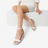imageDREAM PAIRS Womens Ingrid Ankle Strap Low Wedge SandalEspadrillesWhitePu