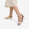 imageDREAM PAIRS Womens Ingrid Ankle Strap Low Wedge SandalWhitePu2