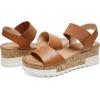 imageDREAM PAIRS Womens Open Toe Ankle Strap Casual Flatform Platform Wedges SandalsCamel2