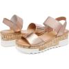 imageDREAM PAIRS Womens Open Toe Ankle Strap Casual Flatform Platform Wedges SandalsChampagne2