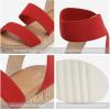 imageDREAM PAIRS Womens Open Toe Ankle Strap Casual Flatform Platform Wedges SandalsRed1