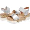 imageDREAM PAIRS Womens Open Toe Ankle Strap Casual Flatform Platform Wedges SandalsSilver2