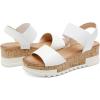 imageDREAM PAIRS Womens Open Toe Ankle Strap Casual Flatform Platform Wedges SandalsWhite2