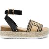 imageDREAM PAIRS Womens Platform Espadrilles Casual Ankle Strap Wedge Sandals Comfortable Dressy Summer ShoesBlackBrownknit