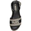 imageDREAM PAIRS Womens Platform Espadrilles Casual Ankle Strap Wedge Sandals Comfortable Dressy Summer ShoesBlackknit