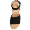 imageDREAM PAIRS Womens Platform Espadrilles Casual Ankle Strap Wedge Sandals Comfortable Dressy Summer ShoesBlacknubuck