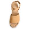 imageDREAM PAIRS Womens Platform Espadrilles Casual Ankle Strap Wedge Sandals Comfortable Dressy Summer ShoesCamalsuede
