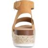 imageDREAM PAIRS Womens Platform Espadrilles Casual Ankle Strap Wedge Sandals Comfortable Dressy Summer ShoesCamalsuede