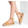 imageDREAM PAIRS Womens Platform Espadrilles Casual Ankle Strap Wedge Sandals Comfortable Dressy Summer ShoesCamalsuede