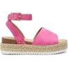imageDREAM PAIRS Womens Platform Espadrilles Casual Ankle Strap Wedge Sandals Comfortable Dressy Summer ShoesHot Pink