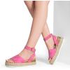 imageDREAM PAIRS Womens Platform Espadrilles Casual Ankle Strap Wedge Sandals Comfortable Dressy Summer ShoesHot Pink