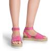imageDREAM PAIRS Womens Platform Espadrilles Casual Ankle Strap Wedge Sandals Comfortable Dressy Summer ShoesHot Pink