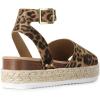 imageDREAM PAIRS Womens Platform Espadrilles Casual Ankle Strap Wedge Sandals Comfortable Dressy Summer ShoesLeopard