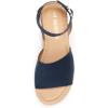 imageDREAM PAIRS Womens Platform Espadrilles Casual Ankle Strap Wedge Sandals Comfortable Dressy Summer ShoesNavysuede