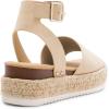 imageDREAM PAIRS Womens Platform Espadrilles Casual Ankle Strap Wedge Sandals Comfortable Dressy Summer ShoesNudesuede
